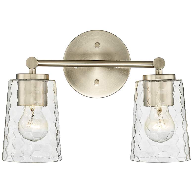 Image 1 Millennium Lighting Ashli 2 Light Vanity Fixture in Modern Gold