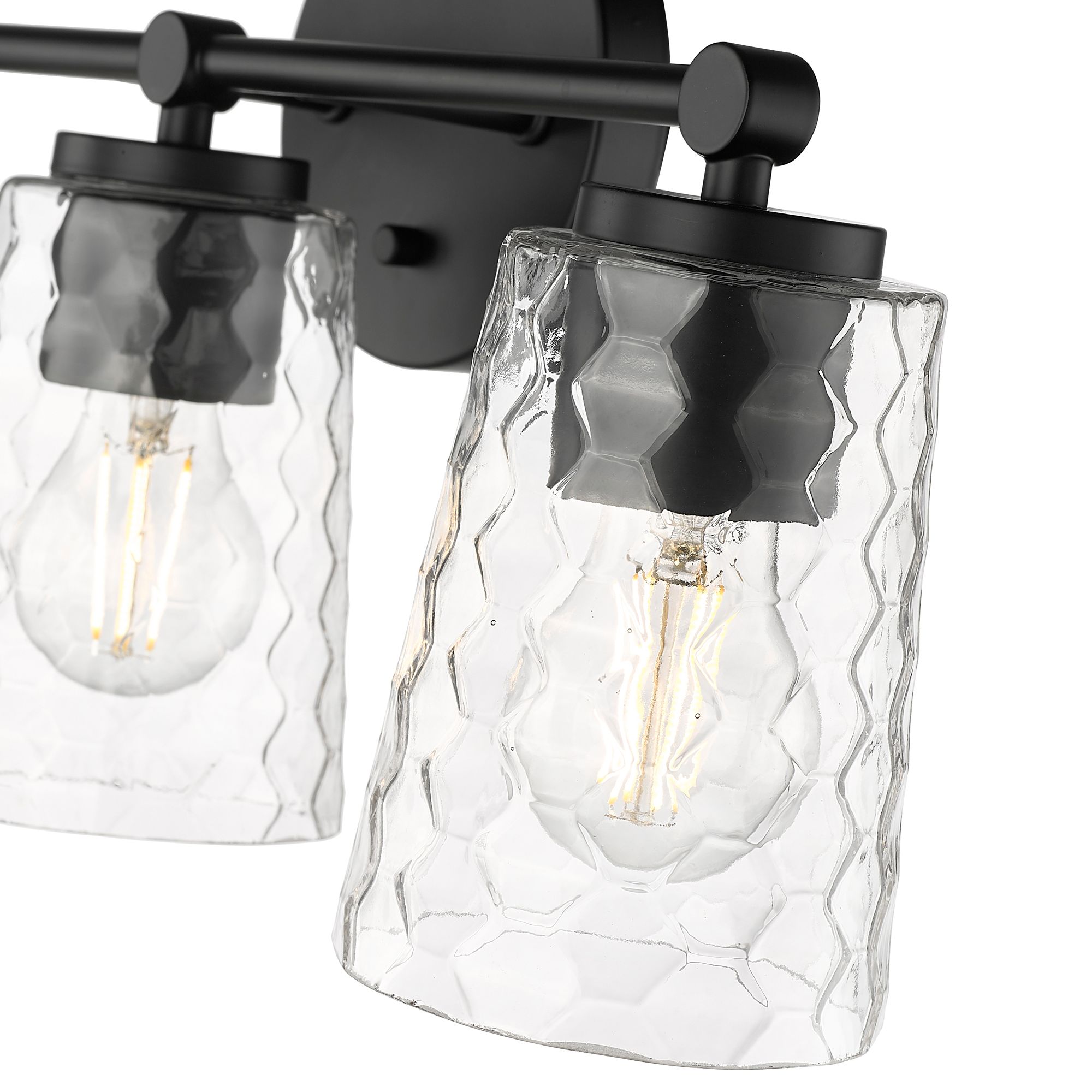Image 2 Millennium Lighting Ashli 3-Light Vanity in Matte Black more views