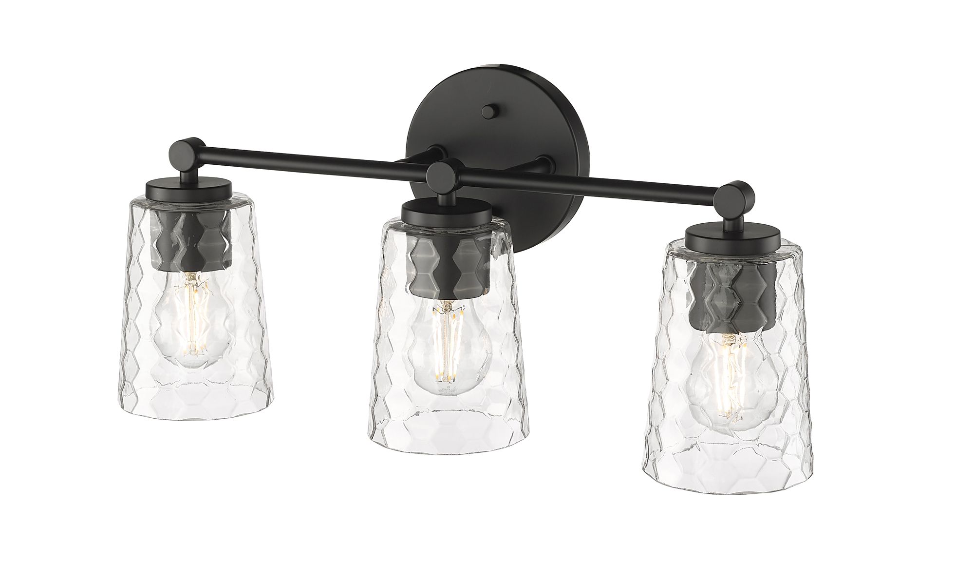 Image 3 Millennium Lighting Ashli 3-Light Vanity in Matte Black more views