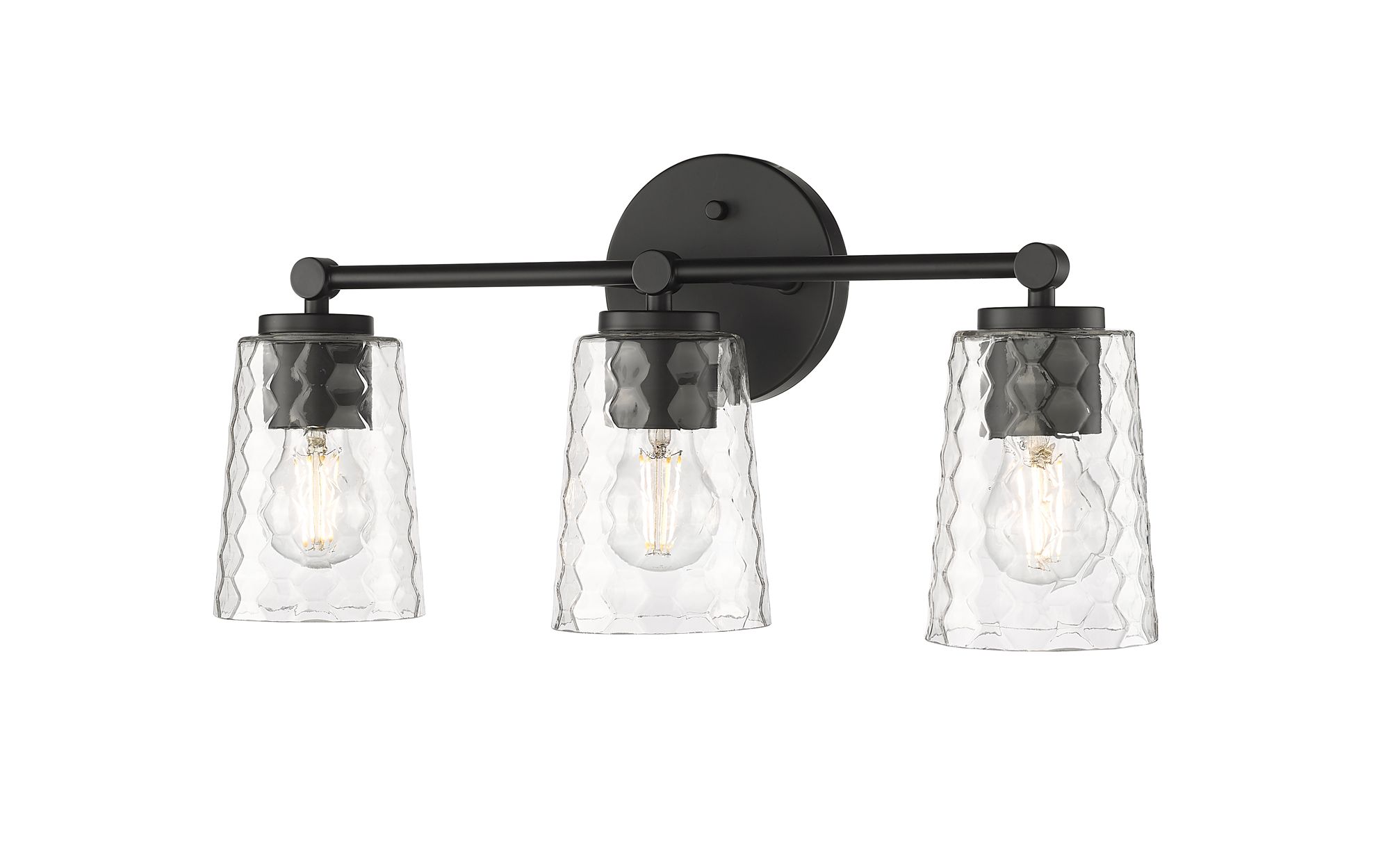 Image 4 Millennium Lighting Ashli 3-Light Vanity in Matte Black more views