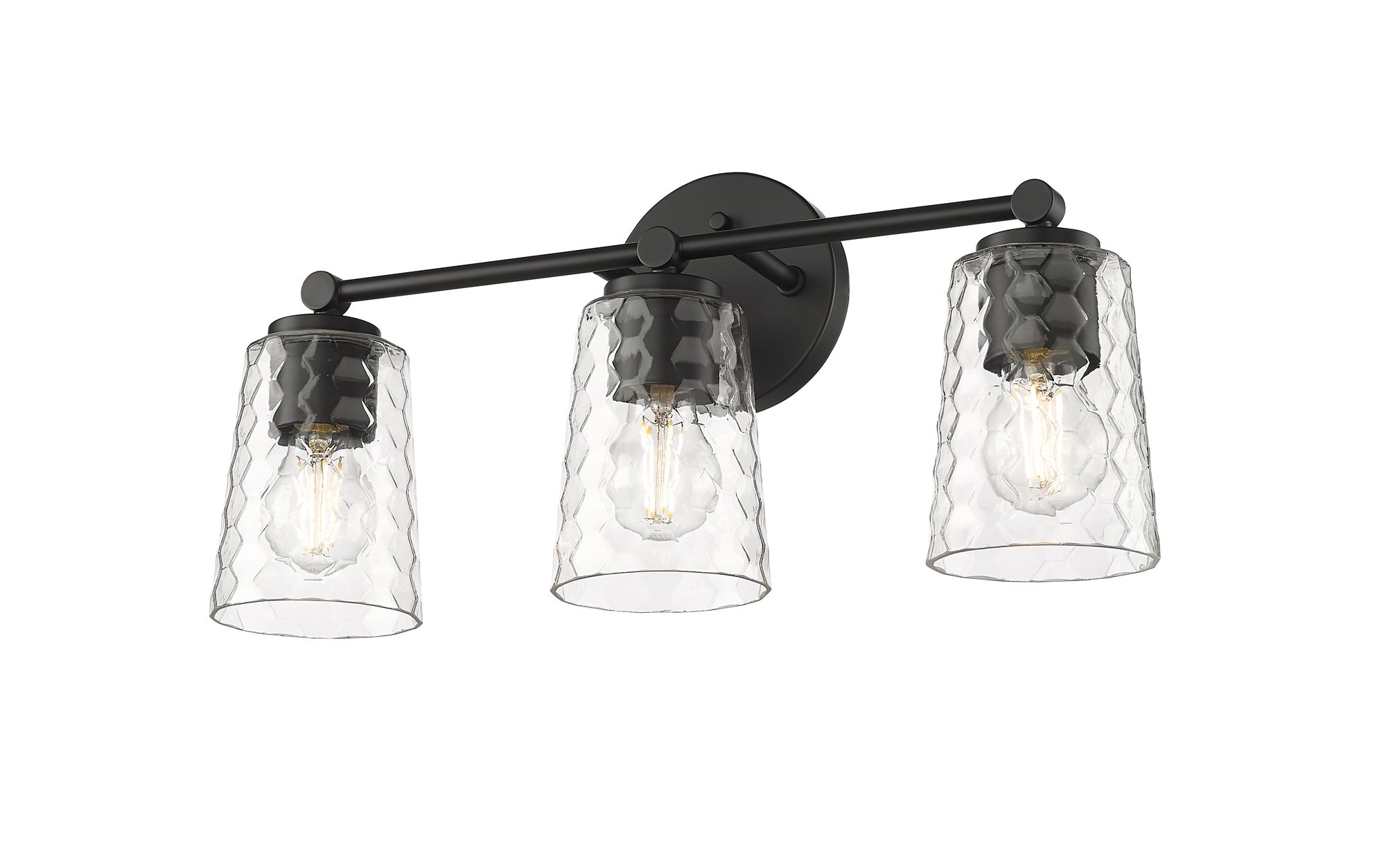 Image 5 Millennium Lighting Ashli 3-Light Vanity in Matte Black more views