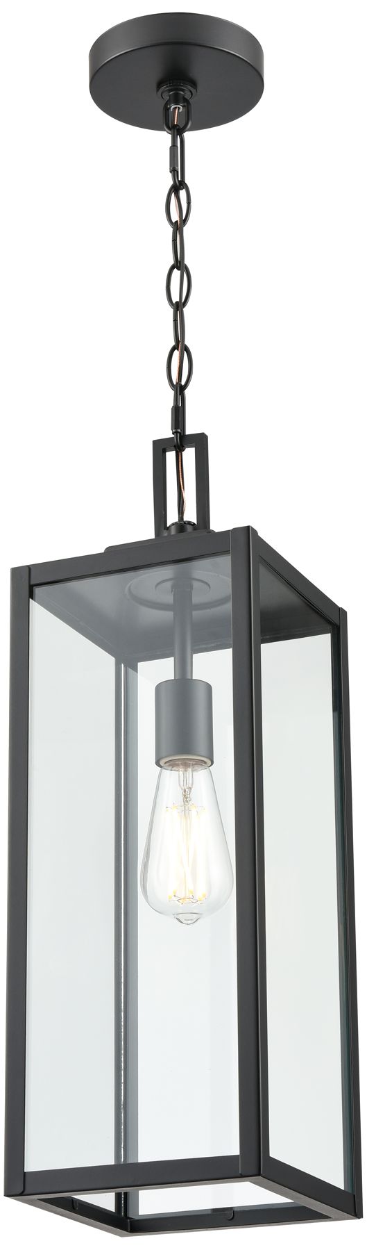 Image 4 Millennium Lighting Atless 1 Light Outdoor Pendant in Black more views