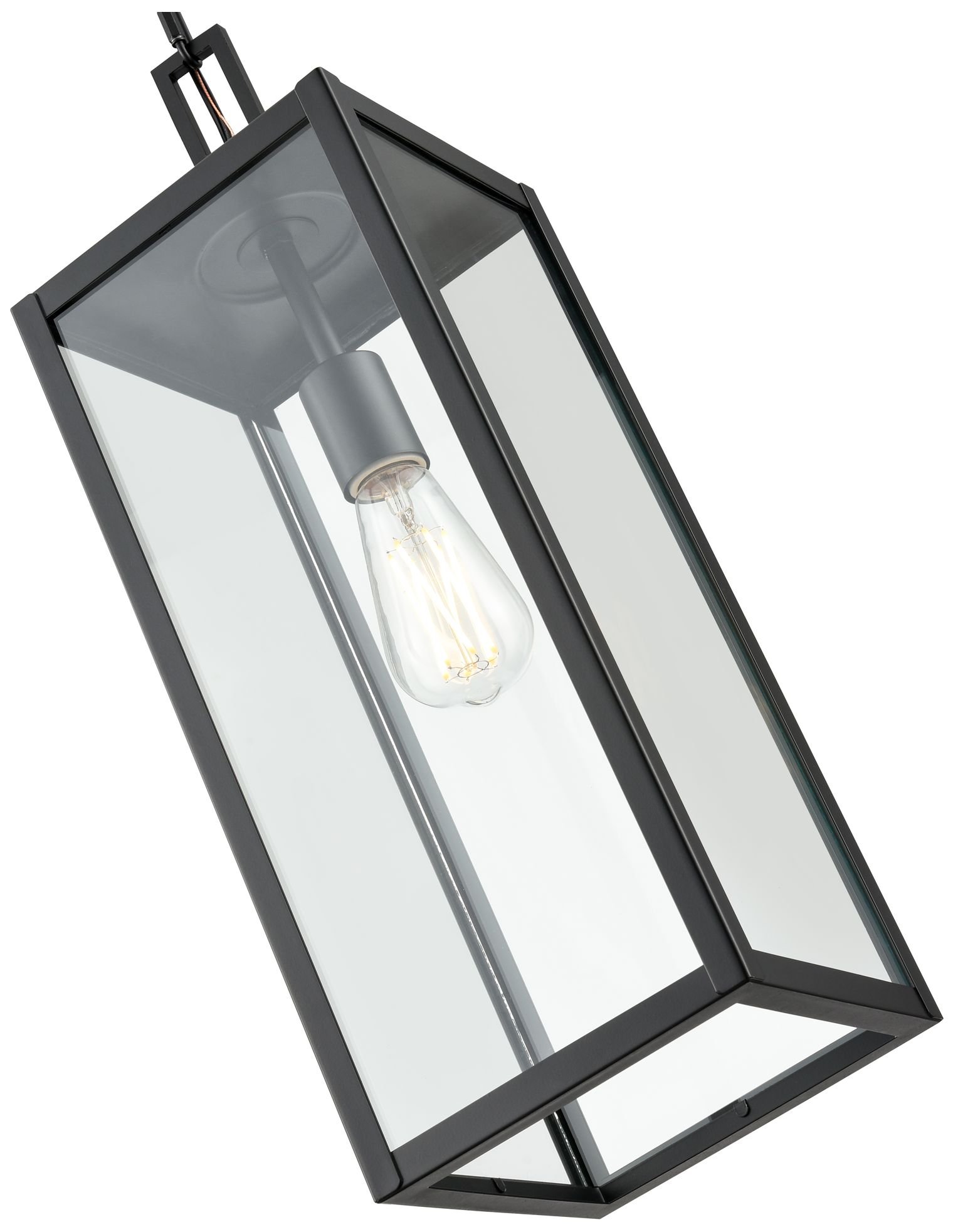 Image 5 Millennium Lighting Atless 1 Light Outdoor Pendant in Black more views