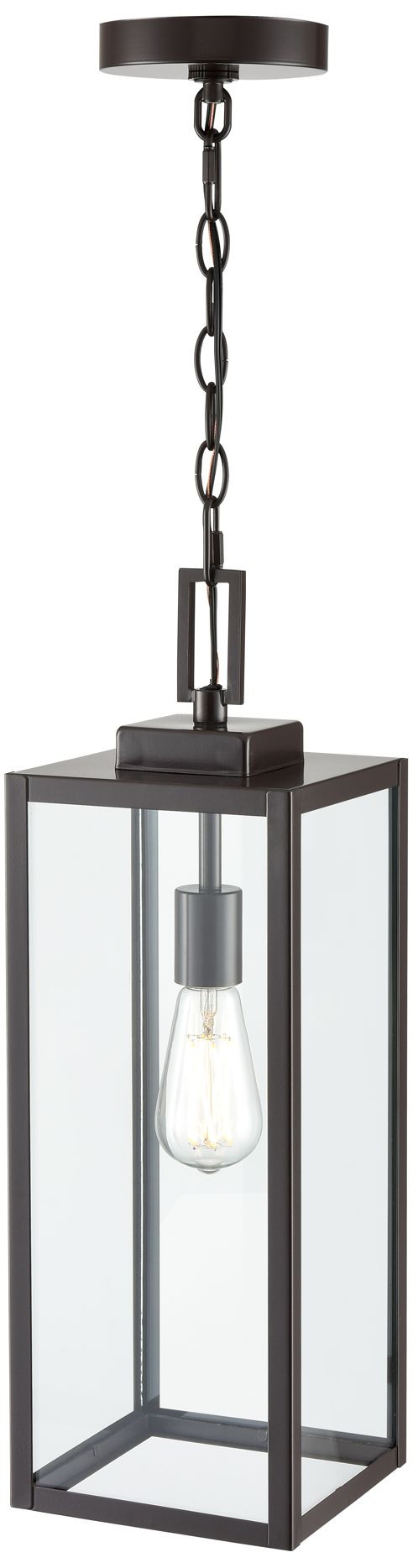 Image 2 Millennium Lighting Atless 1 Light Outdoor Pendant in Bronze more views