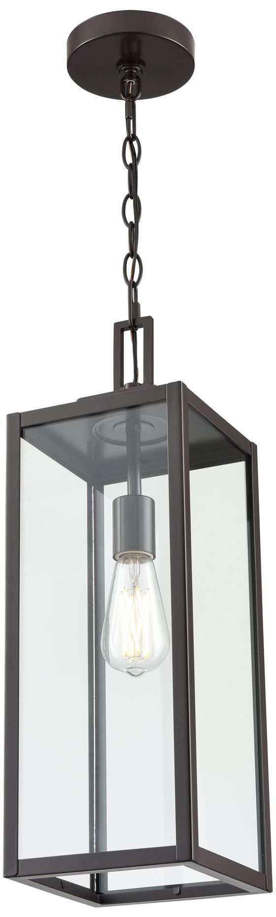 Image 4 Millennium Lighting Atless 1 Light Outdoor Pendant in Bronze more views