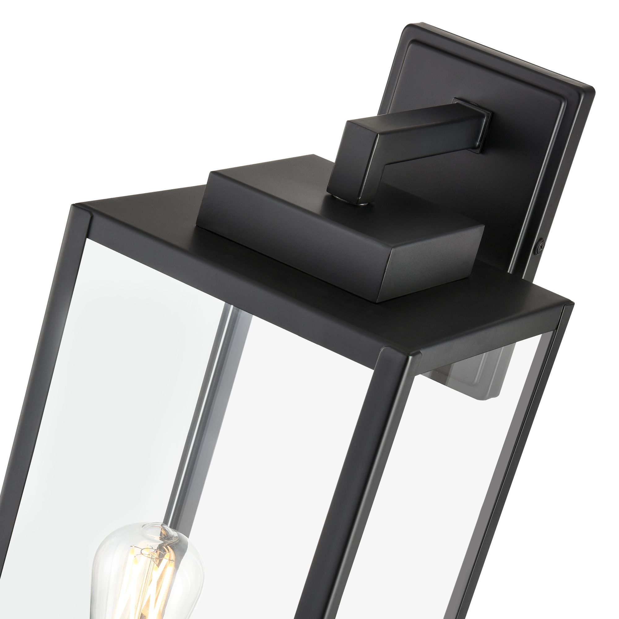 Image 5 Millennium Lighting Atless 2 Light Outdoor Wall Lantern in Black more views