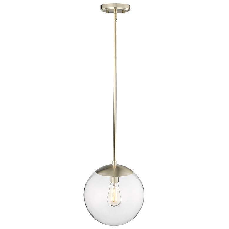 Image 1 Millennium Lighting Avell 1 Light Pendant Fixture in Modern Gold