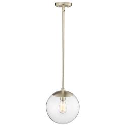Millennium Lighting Avell 1 Light Pendant Fixture in Modern Gold