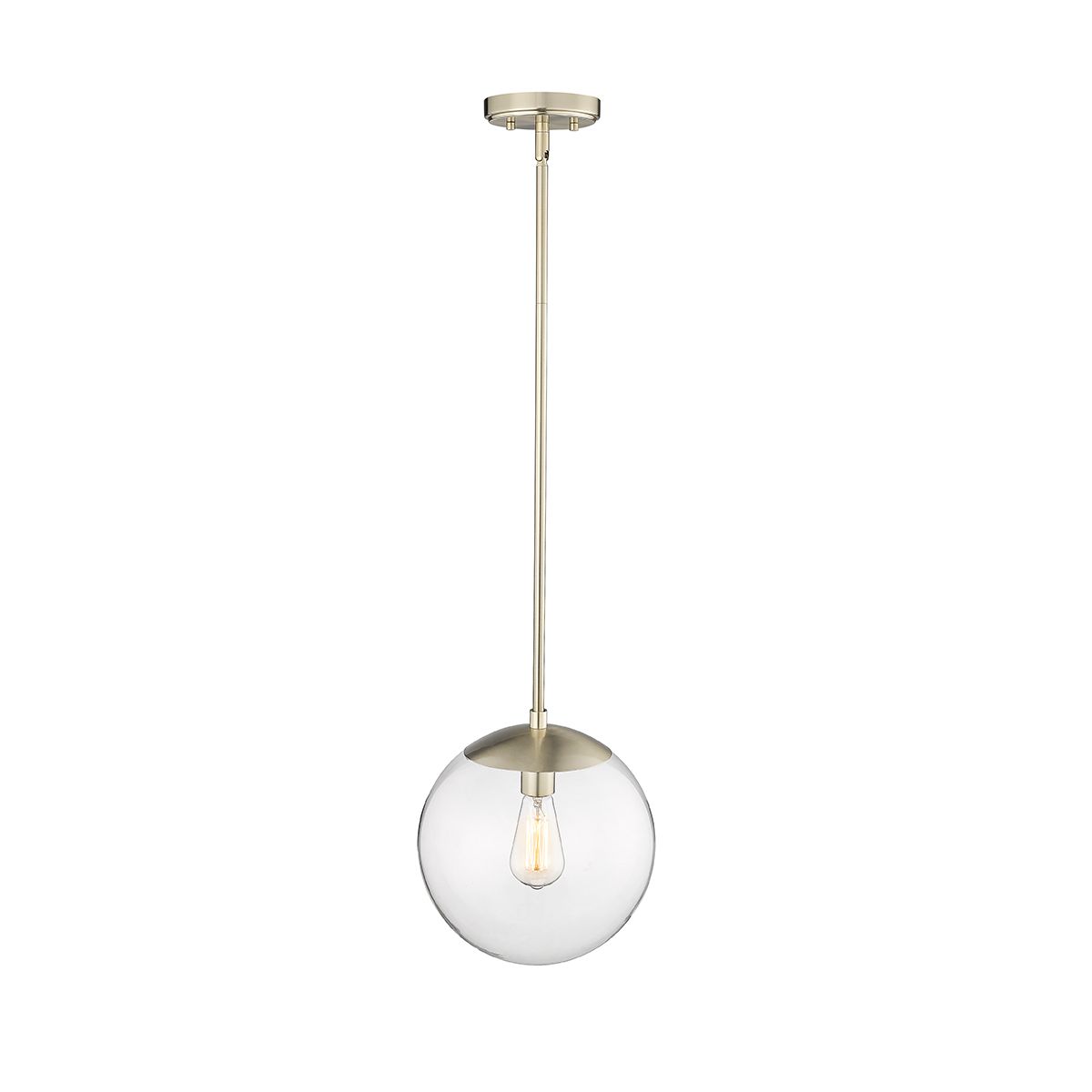 Image 2 Millennium Lighting Avell 1 Light Pendant Fixture in Modern Gold more views