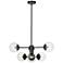 Millennium Lighting Avell 6 Light Pendant Fixture in Matte Black