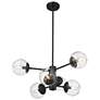 3_Millennium Lighting Avell 6 Light Pendant Fixture in Matte Black more views