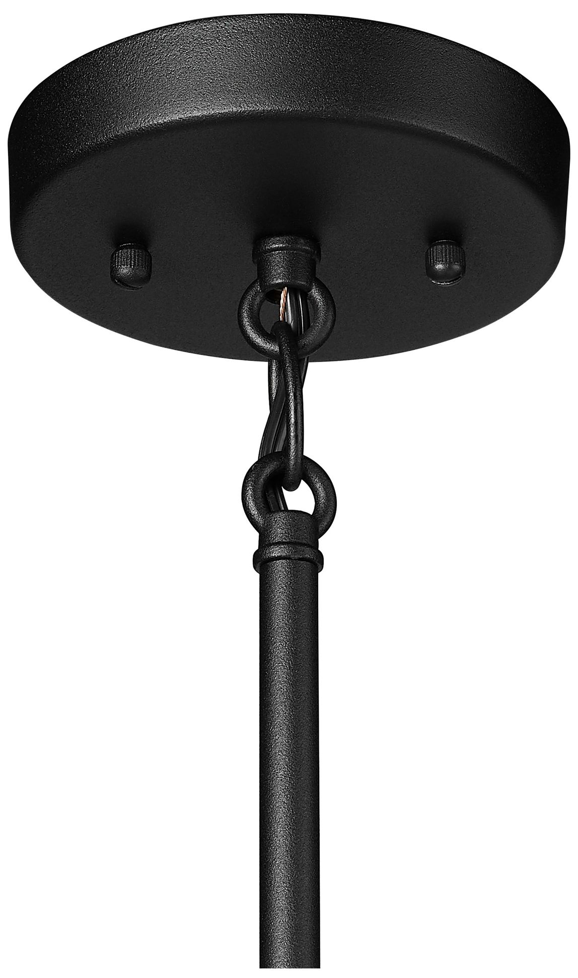 Image 5 Millennium Lighting Axston 1-Light Outdoor Pendant in Textured Black more views