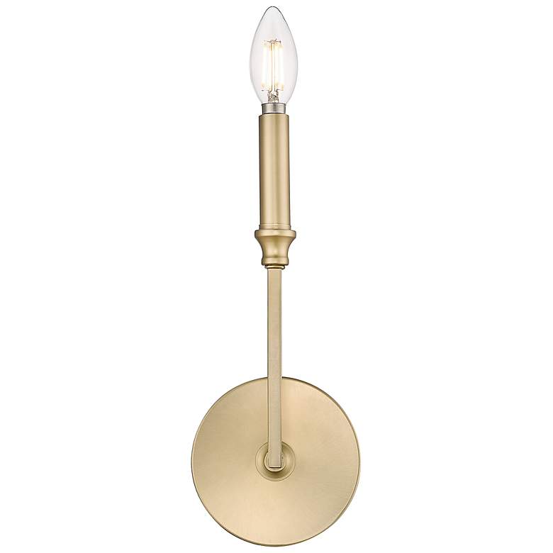 Image 2 Millennium Lighting Azara 12 Inch High 1-Light Sconce in Matte Black more views