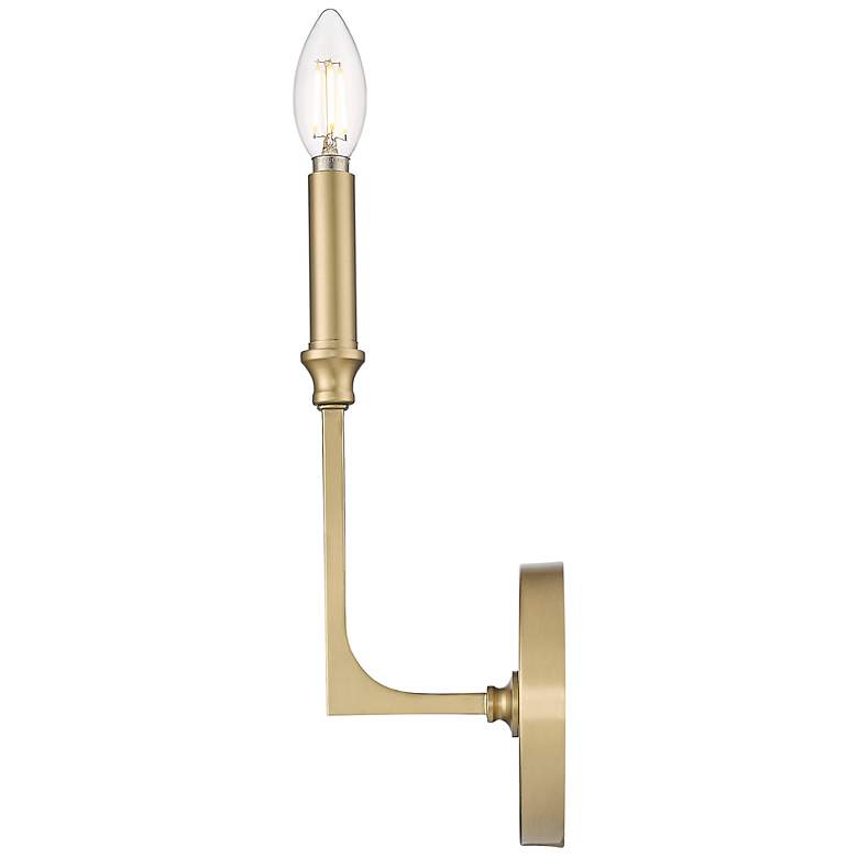 Image 3 Millennium Lighting Azara 12 Inch High 1-Light Sconce in Matte Black more views