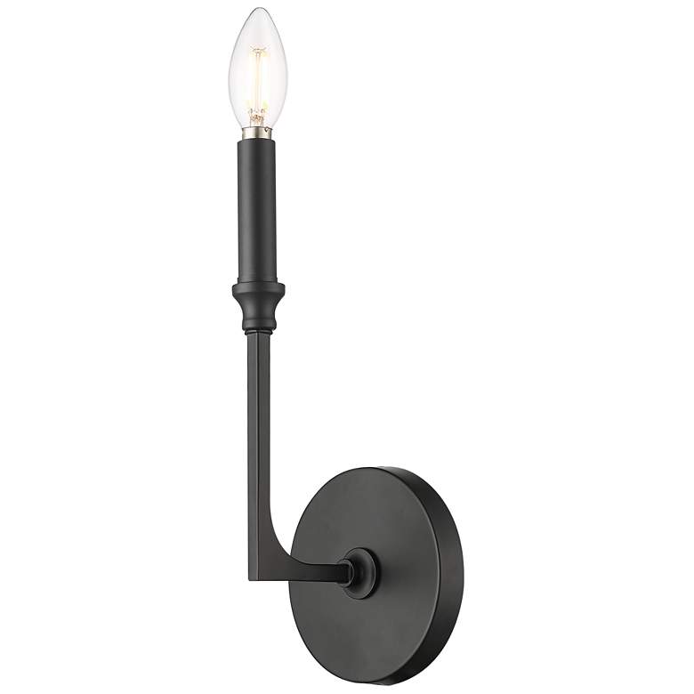 Image 1 Millennium Lighting Azara 12 Inch High 1-Light Sconce in Vintage Brass