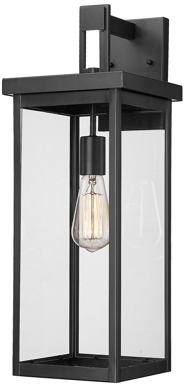 Image 2 Millennium Lighting Barkeley 1 Light 22" Outdoor Sconce Black more views