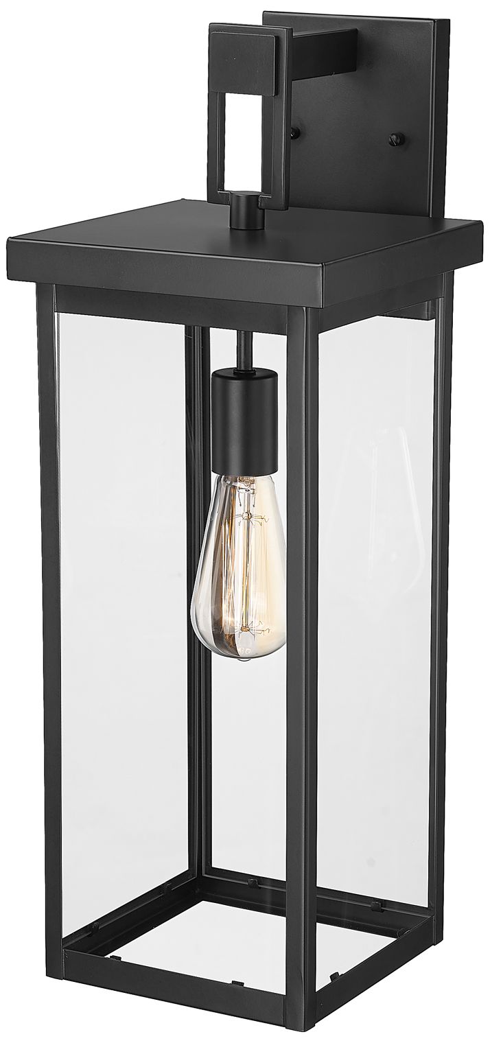 Image 3 Millennium Lighting Barkeley 1 Light 22" Outdoor Sconce Black more views