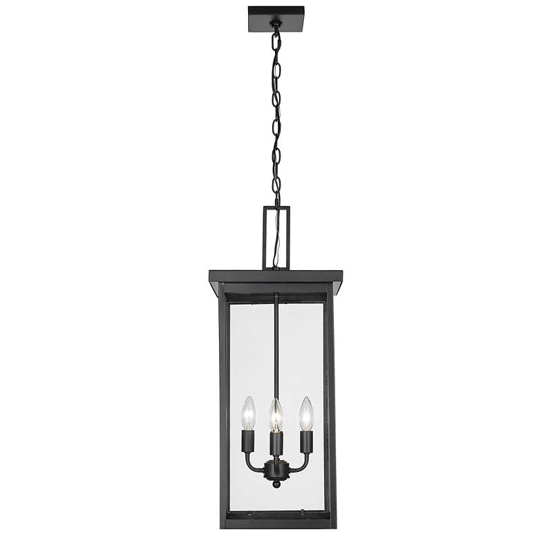 Image 1 Millennium Lighting Barkeley 4 Light 27 inch Outdoor Lantern Black