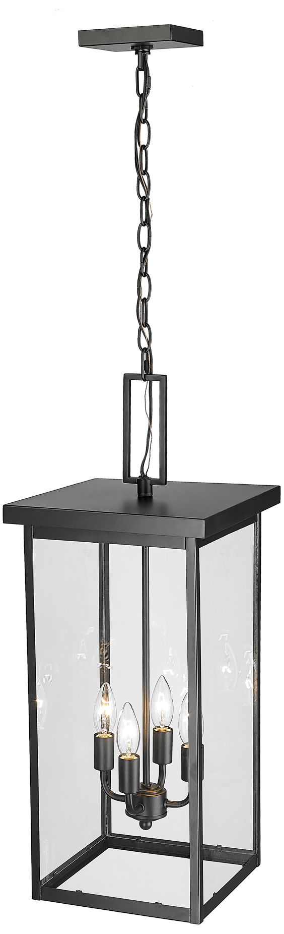 Image 5 Millennium Lighting Barkeley 4 Light 27 inch Outdoor Lantern Black more views