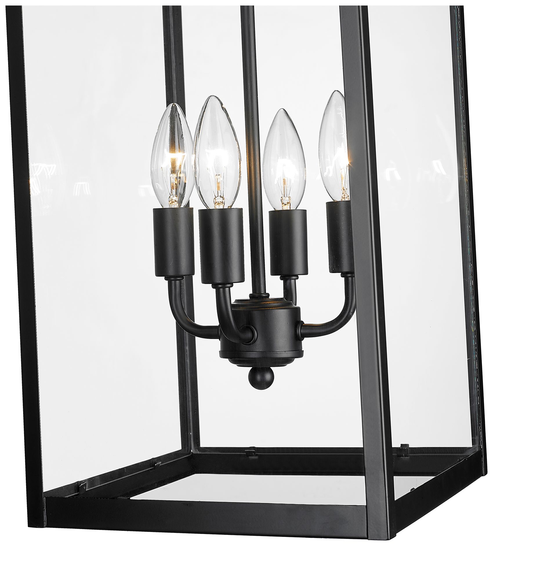 Image 6 Millennium Lighting Barkeley 4 Light 27 inch Outdoor Lantern Black more views