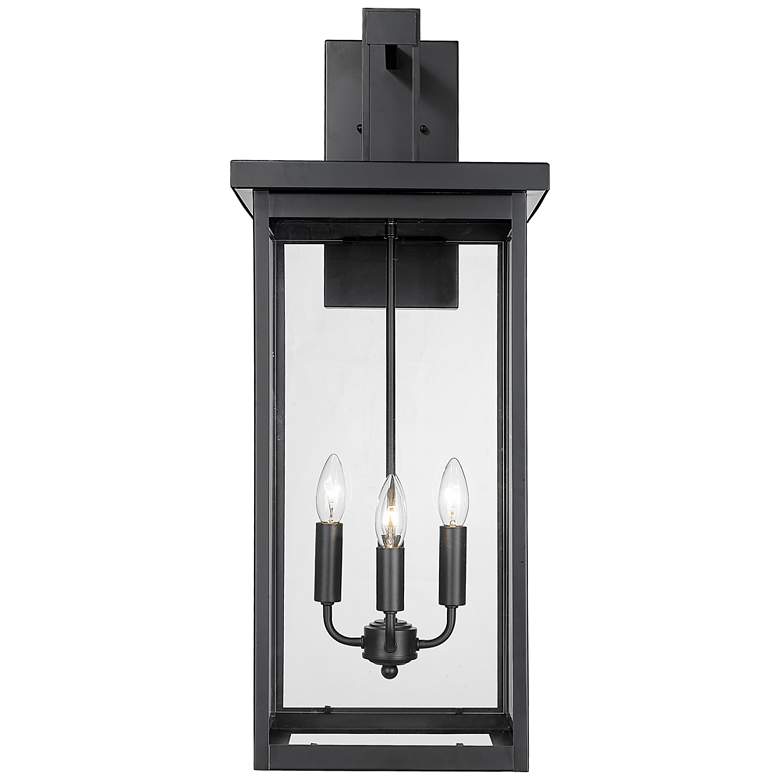 Image 1 Millennium Lighting Barkeley 4 Light 30" Outdoor Sconce Black