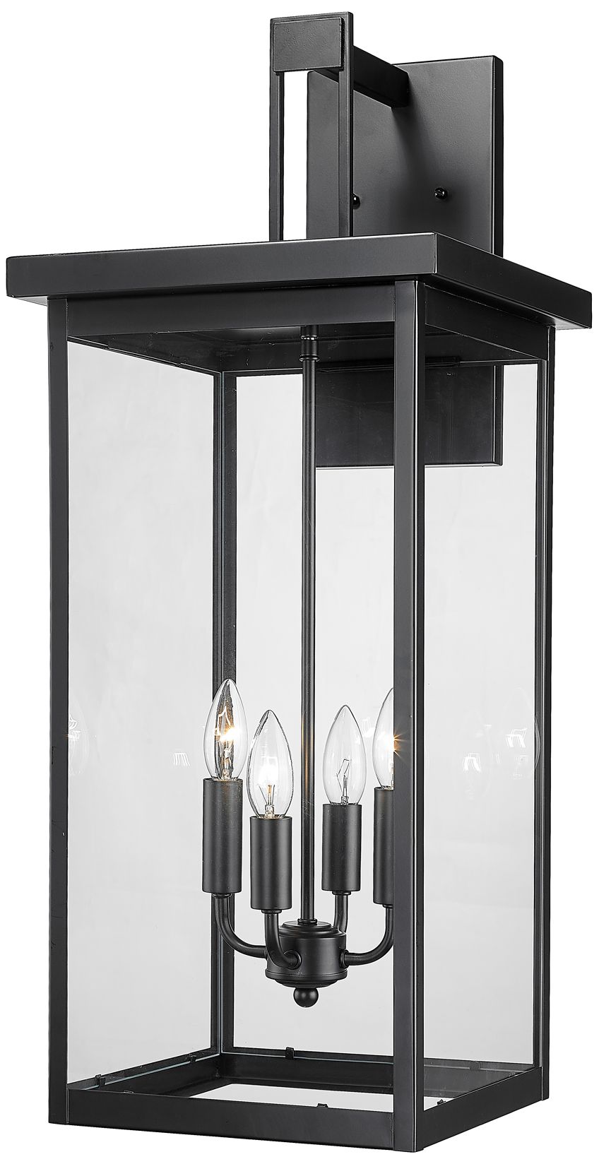 Image 2 Millennium Lighting Barkeley 4 Light 30" Outdoor Sconce Black more views