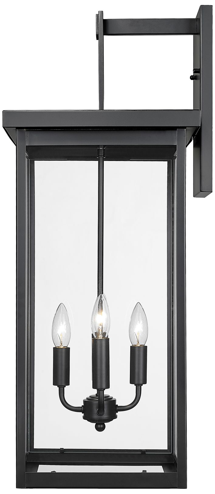 Image 4 Millennium Lighting Barkeley 4 Light 30" Outdoor Sconce Black more views