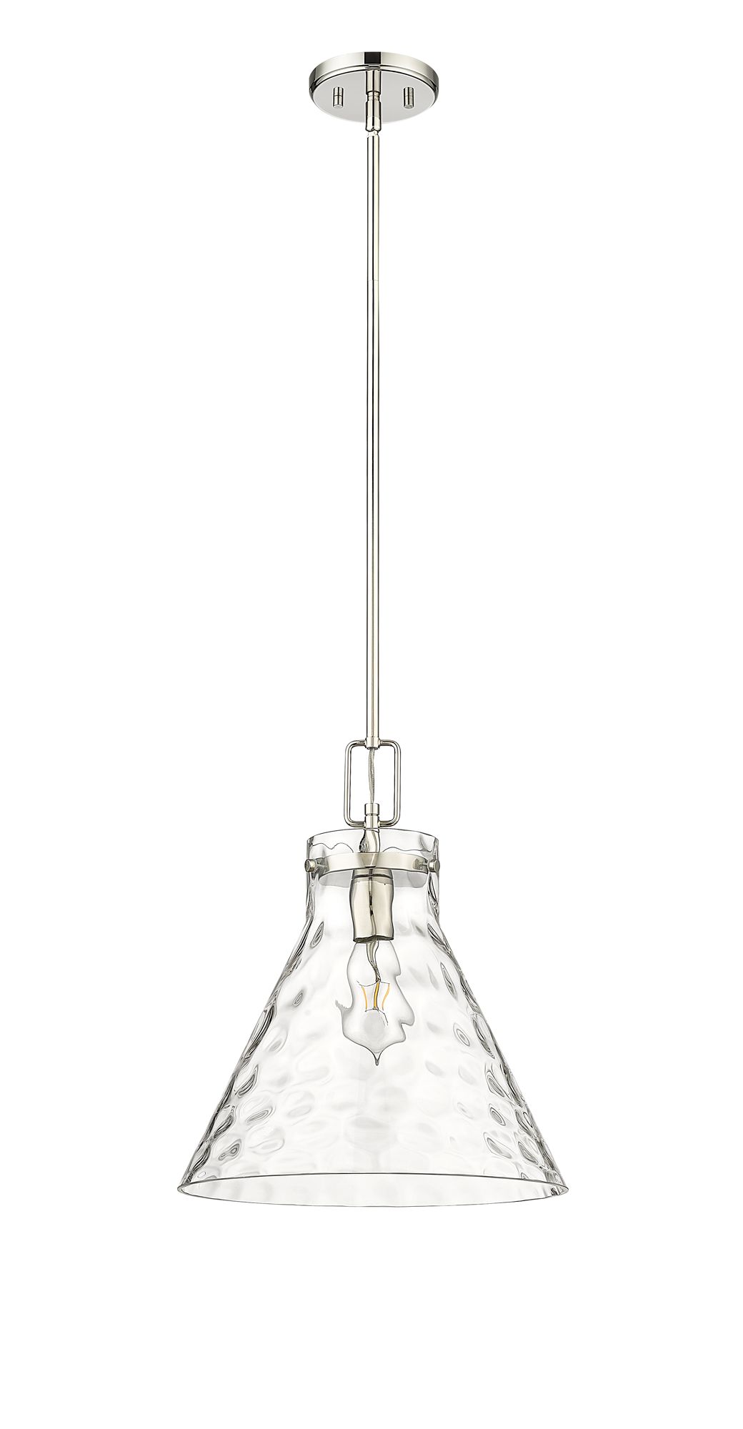 Image 3 Millennium Lighting Barlon 1-Light Polished Nickel Pendant more views