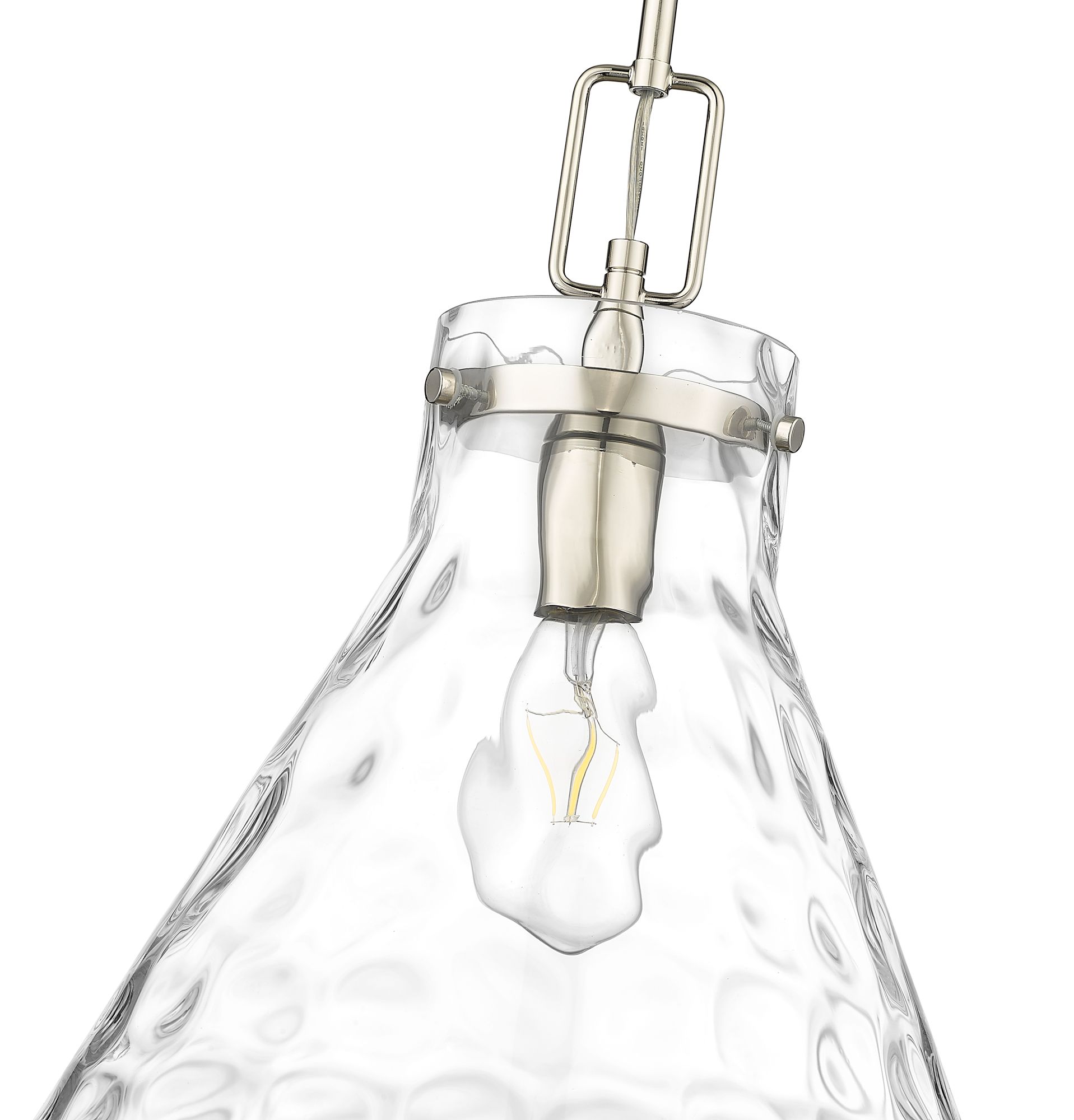 Image 5 Millennium Lighting Barlon 1-Light Polished Nickel Pendant more views