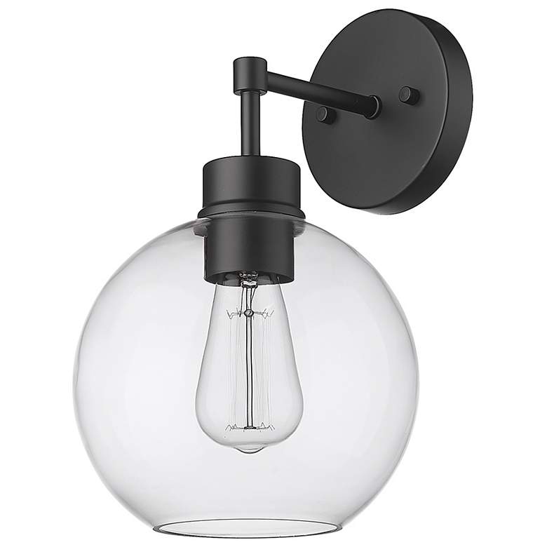 Image 2 Millennium Lighting Basin 1 Light Outdoor Wall Sconce Powder Coat Black more views