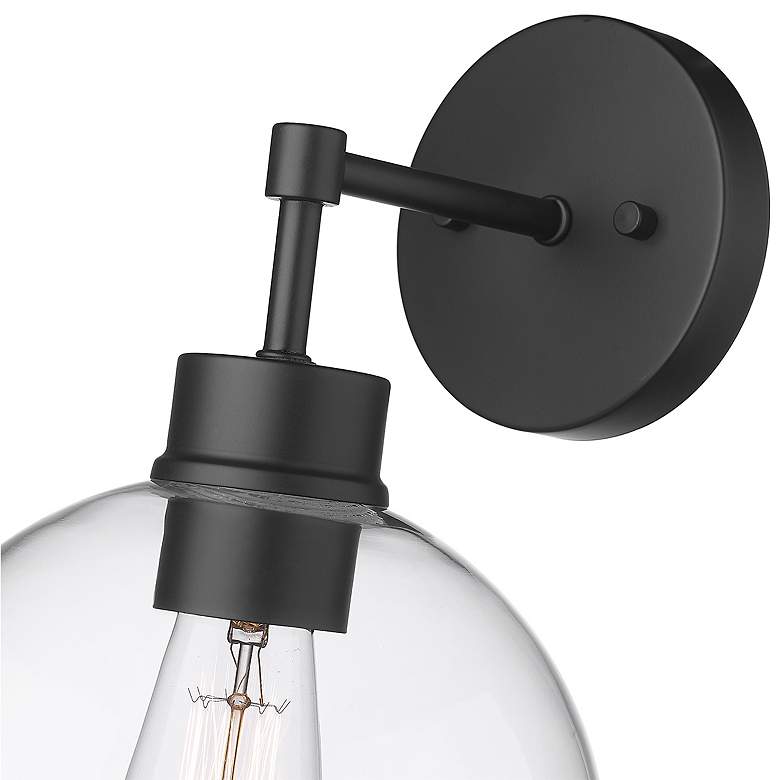 Image 4 Millennium Lighting Basin 1 Light Outdoor Wall Sconce Powder Coat Black more views