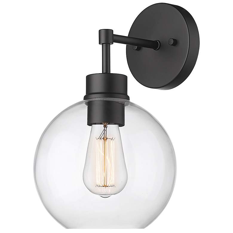 Image 5 Millennium Lighting Basin 1 Light Outdoor Wall Sconce Powder Coat Black more views