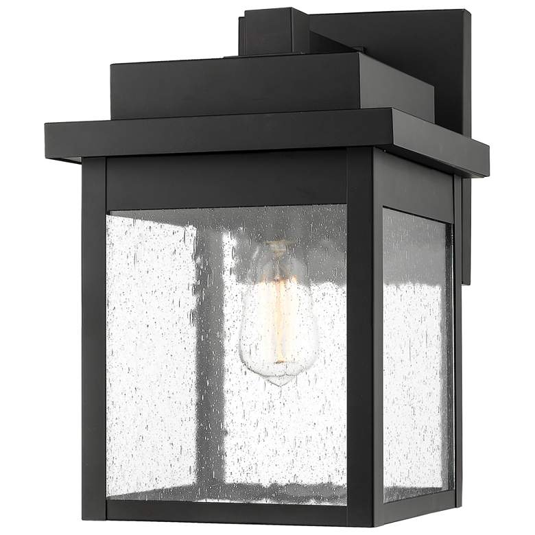 Image 1 Millennium Lighting Belle Chasse 1 Light 10.5 inch Outdoor Wall Sconce Bla