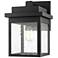 Millennium Lighting Belle Chasse 1 Light 10.5" Outdoor Wall Sconce Bla