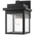 Millennium Lighting Belle Chasse 1 Light 10.5" Outdoor Wall Sconce Bla