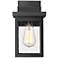 Millennium Lighting Belle Chasse 1 Light 8" Outdoor Wall Sconce in Bla