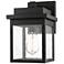 Millennium Lighting Belle Chasse 1 Light 8" Outdoor Wall Sconce in Bla