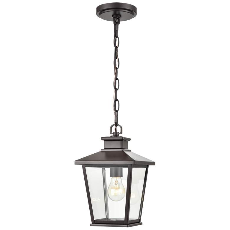 Image 1 Millennium Lighting Bellmon 1-Light Outdoor Hanging Lantern in Bronze