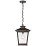 1_Millennium Lighting Bellmon 1 Light Outdoor Pendant in Powder Coat Bronze