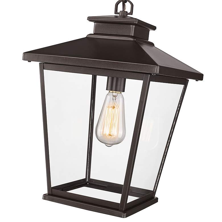 Image 2 Millennium Lighting Bellmon 1 Light Outdoor Pendant in Powder Coat Bronze more views