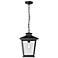 Millennium Lighting Bellmon 1 Light Outdoor Pendant Powder Coat Black