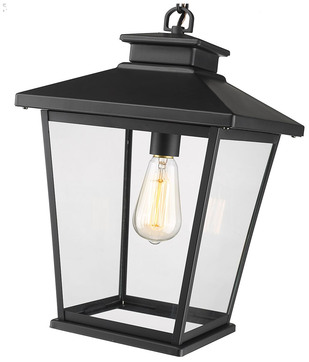 Image 2 Millennium Lighting Bellmon 1 Light Outdoor Pendant Powder Coat Black more views
