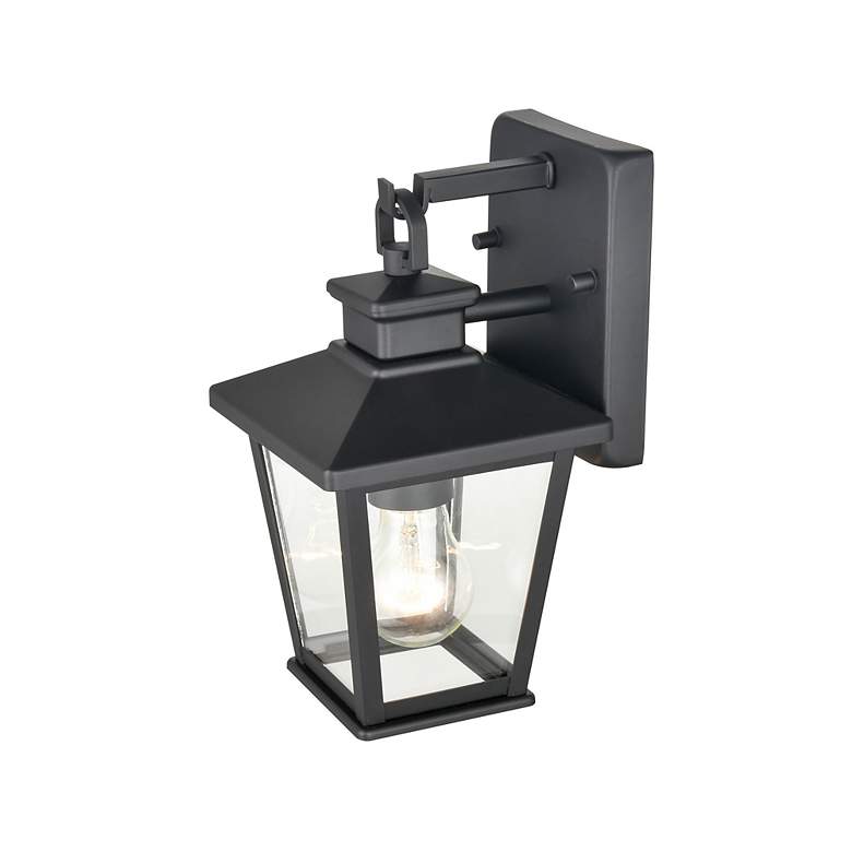 Image 3 Millennium Lighting Bellmon 10" High 1-Light Black Outdoor Wall Sconce more views
