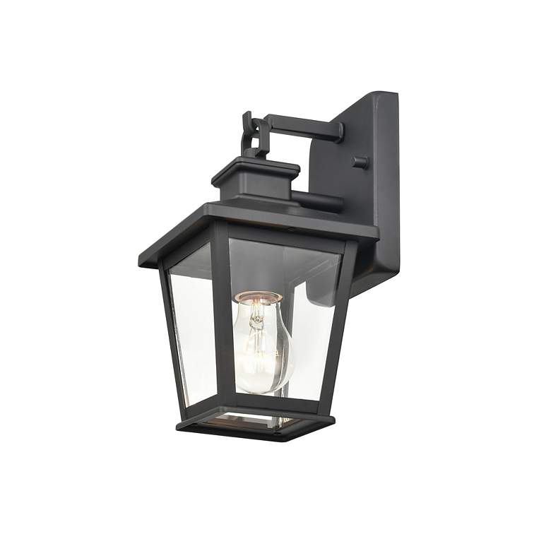 Image 4 Millennium Lighting Bellmon 10" High 1-Light Black Outdoor Wall Sconce more views