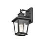 4_Millennium Lighting Bellmon 10" High 1-Light Black Outdoor Wall Sconce more views