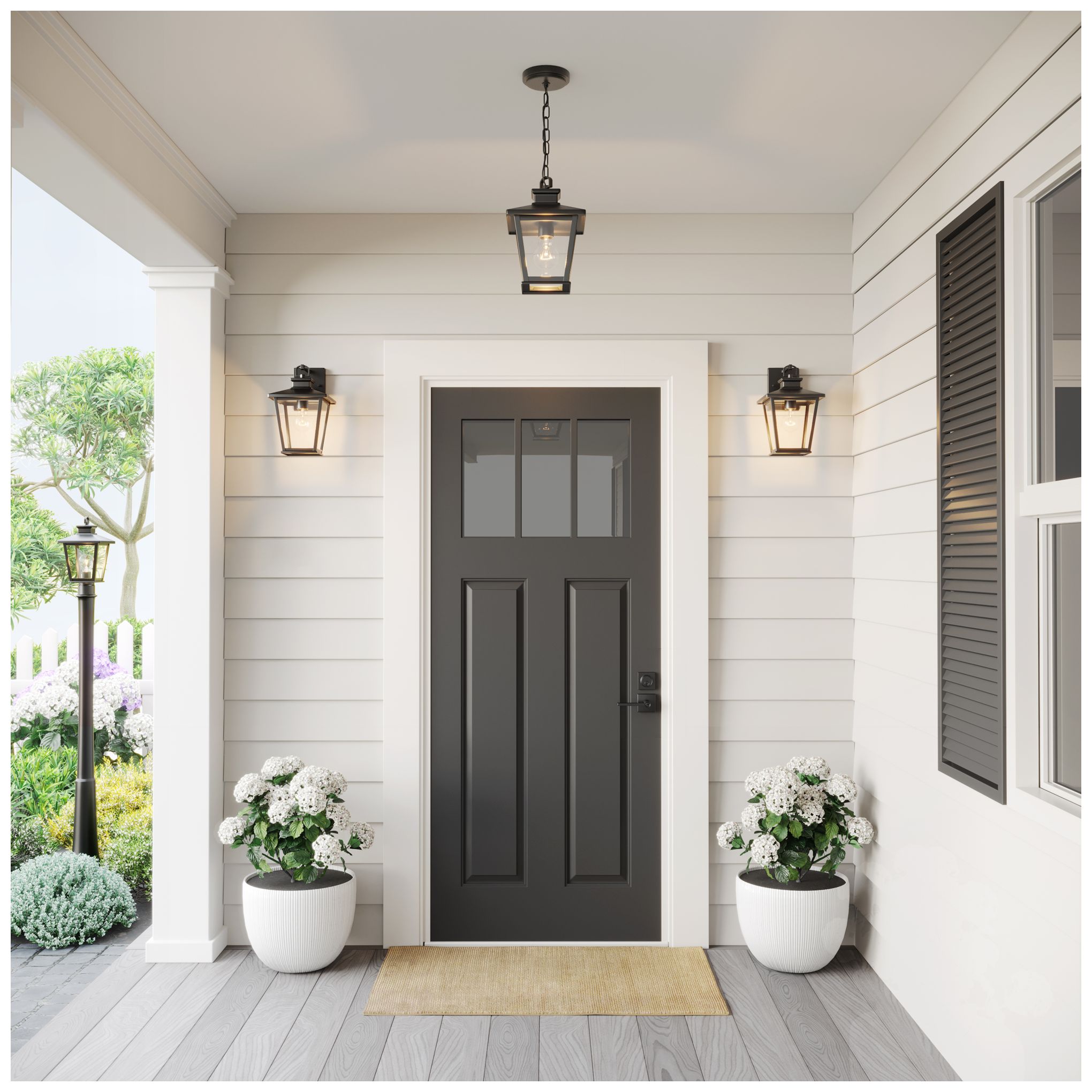 Image 5 Millennium Lighting Bellmon 13" High Black Outdoor Wall Light more views