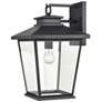 1_Millennium Lighting Bellmon 17 1/4" Black Finish Outdoor Wall Light