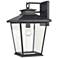 Millennium Lighting Bellmon 17 1/4" Black Finish Outdoor Wall Light