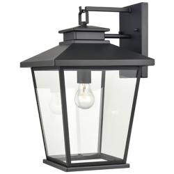 Millennium Lighting Bellmon 17 1/4" Black Finish Outdoor Wall Light