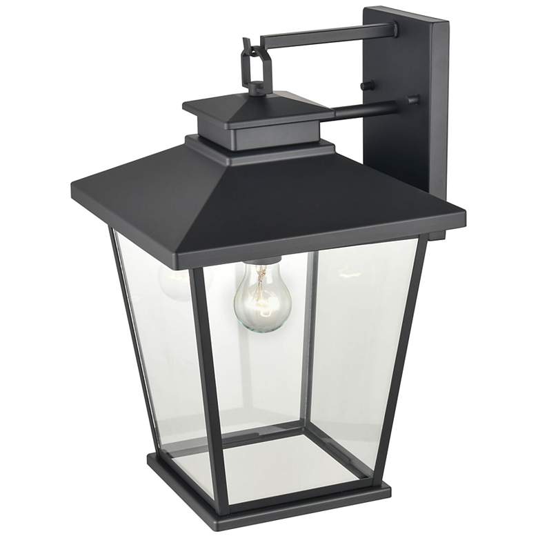 Image 2 Millennium Lighting Bellmon 17 1/4" Black Finish Outdoor Wall Light more views